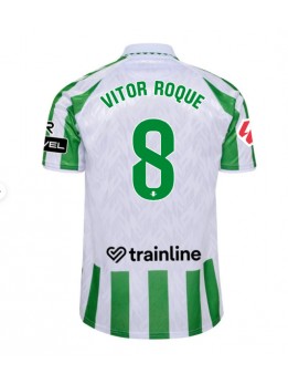 Real Betis Vitor Roque #8 Replika Hemmakläder 2024-25 Kortärmad